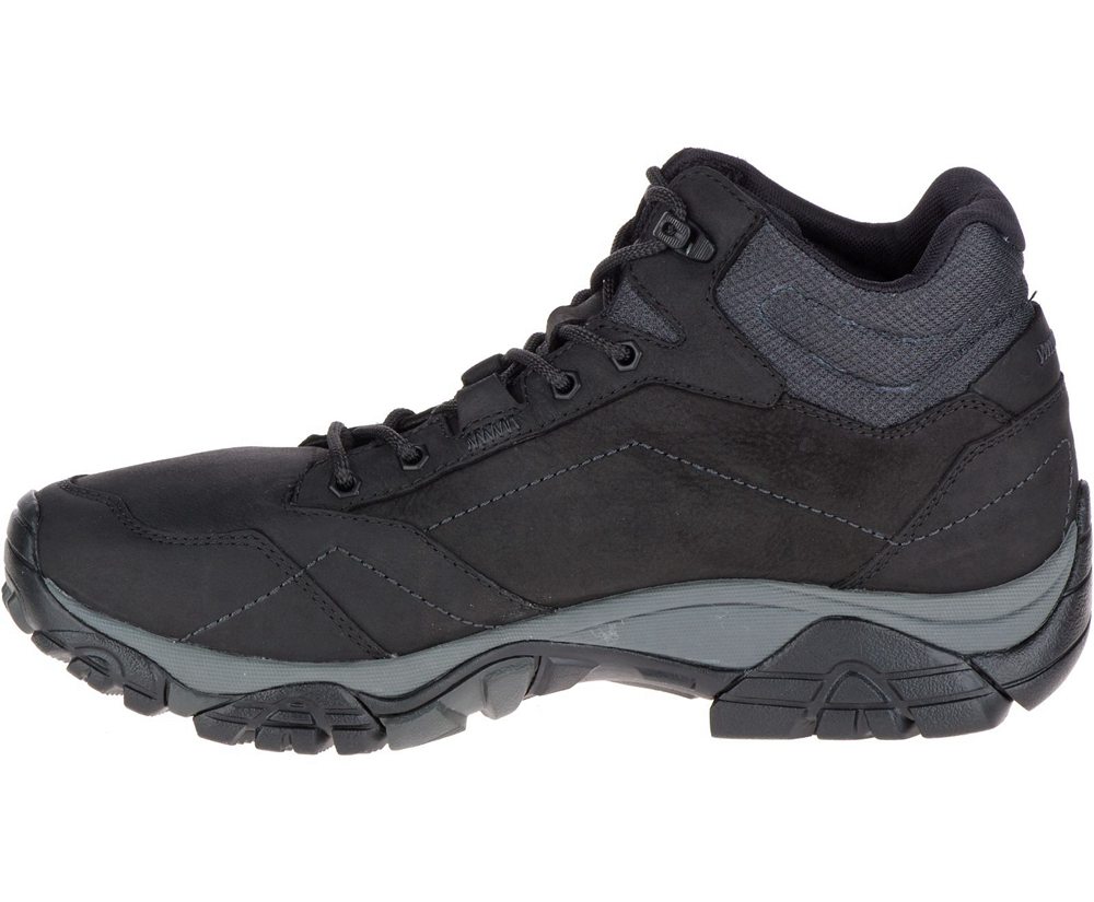 Merrell Boots Black - Moab Adventure Mid Waterproof - Mens 47YRKNSTU